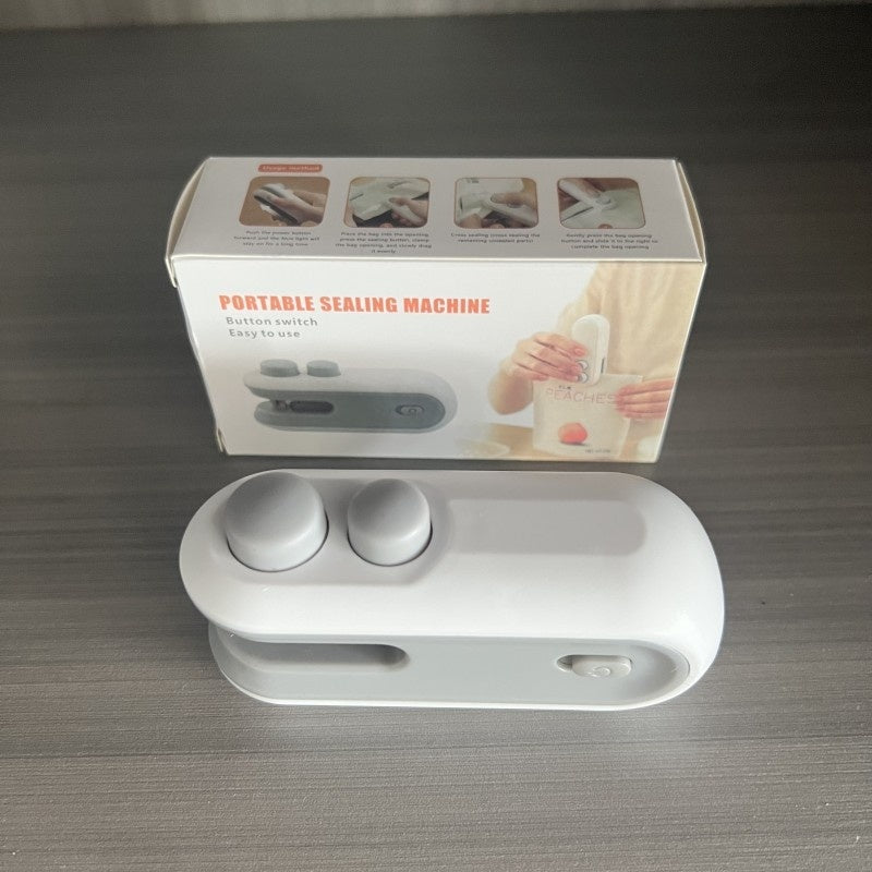 Mini selladora 2 en 1, máquina para abrir bolsas de snacks, selladora USB doméstica, selladora al vacío, selladora de bolsas de plástico para snacks.