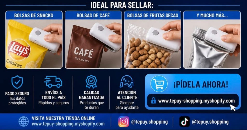 Mini selladora 2 en 1, máquina para abrir bolsas de snacks, selladora USB doméstica, selladora al vacío, selladora de bolsas de plástico para snacks.