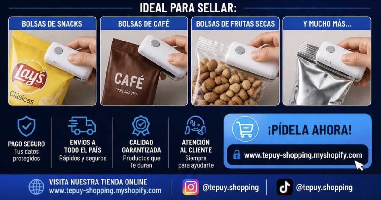 Mini selladora 2 en 1, máquina para abrir bolsas de snacks, selladora USB doméstica, selladora al vacío, selladora de bolsas de plástico para snacks.